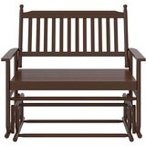  Klupa za ljuljanje smeđa 118x70x104 5 cm masivno drvo topola | shoptok.hr