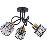  plafonski luster zahara 3xE27/10W/230V crni | Eponuda.com