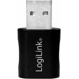 Logilink usb audio adapter black 1x3.5mm cene