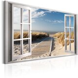  Slika - Window: View of the Beach 120x80 Cijene