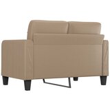  Dvosjed od tkanine boja cappuccina 120 cm od umjetne kože | shoptok.hr