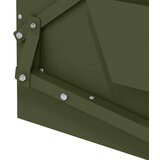 Feeder s nogom za piliće Maslinasto zelena 50 x 40 x 29 cm | shoptok.hr