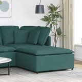  Modularni kauč s podnožjem tamnozeleni 100x100x48 cm - Tamnozelena tabure | shoptok.hr