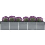 Furnova Visoka greda pocinkano jeklo 400x80x77 cm siva, (21920571) | Shoptok.si