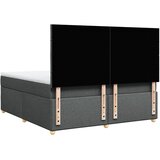  Okvir kreveta s oprugama i madrac svjetlosivi 180x200cm tkanina | shoptok.hr