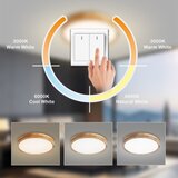 Brilagi LED plafonsko svetlo WOODLINE LED/24W/230V 3000/4000/6000K hrast prečnik 30 cm | Eponuda.com