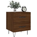  Noćni ormarić smeđa boja hrasta 40x35x47,5cm konstruirano drvo | Eponuda.com