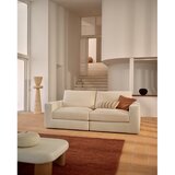 Kave Home Bež sedežna garnitura iz šenilje 220 cm Alea – | Shoptok.si
