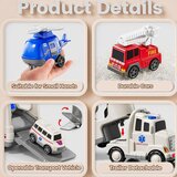 Woopie road tegljač set od 5 automobila - hitna pomoć | shoptok.hr