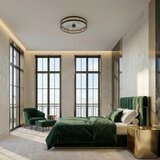 Brilagi LED prigušiva plafonski ventilator LED/34W/230V 50 cm crna/zlatna + daljinski upravljač | Eponuda.com