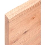  Kupaonska radna ploča svjetlosmeđa 140x40x(2-4) cm masivno drvo | shoptok.hr