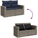 vidaXL 7-dijelni set vrtnih sofa sivi od poliratana | shoptok.hr