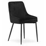Brandless MONZA Stol - Black Velvet x 2, (22030689) | Shoptok.si