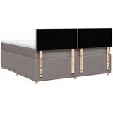  Krevet s oprugama i madracem smeđesivi 180x200 cm tkanina | shoptok.hr