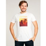 Yoclub Man's Cotton T-shirt PKK-0110F-A110 Cene