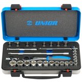 Unior ključevi nasadni, prihvat 3/8'', u metalnoj kutiji 613072 | ePonuda.com