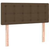 Maison Chic posteljno vzglavje - vzglavna omarica - nočna omarica temno rjavo 90x5x78/88 cm blago, (21706617) Cene