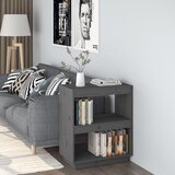 vidaXL knjižna omara siva 60x35x71 cm trdna borovina Cene