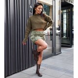 Gemre Brown high ankle boots decorated with rhinestones Vicco | Shoptok.si