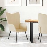  Stolica za opuštanje krem od tkanine | shoptok.hr