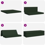 SOFA na razvlačenje 200 x 67 x 45 cm Tamnozelena | shoptok.hr