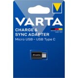 Varta Micro USB - adapter tipa C, črn | Shoptok.si