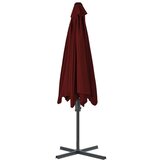  Vrtni suncobran s čeličnom šipkom bordo 300 x 230 cm | shoptok.hr