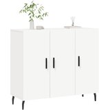  Komoda bijela 90x34x80 cm od konstruiranog drva | shoptok.hr