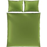 Esposa obojestranska posteljnina uni satin 200/200 cm saten zelena | Shoptok.si
