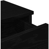 vidaXL Stenska polica s predali črn 60x28x15 cm inženirski les | Shoptok.si