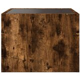  Noćni ormarić s beskonačnim LED boja hrasta 40 x 40 x 30 cm | shoptok.hr