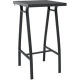  Vrtni barski stol crni 60 x 60 x 110 cm od kaljenog stakla Cene