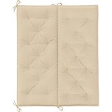  Jastuk za vrtnu klupu bež 120 x (50 + 50) x 7 cm tkanina Oxford | Eponuda.com