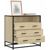 vidaXL Ormar s ladicama sonoma hrast 70x41x70 cm konstruirano drvo Cijene