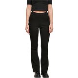 UC Ladies Women's Rib Knit Bootcut Leggings - Black Cene