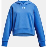 Under Armour Sweatshirt UA Rival Fleece Crop Hoodie-BLU - girls Cijene