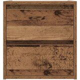  Zidni noćni ormarić boja staro drvo 38x34x40 cm | shoptok.hr