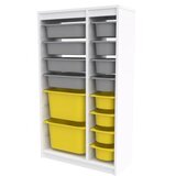 Hanah home višenamenske police montana xs 2D4N8U white grey yellow | ePonuda.com