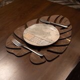 Hermia set Podmetača za Sto Monstera - Wenge Wenge (4 Komada) | ePonuda.com