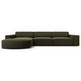 Micadoni Home Zeleni baršunasti kutni kauč (lijevi kut) Jodie - Cijene
