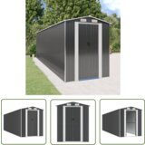 The Living Store Vrtna lopa antracitna 192x689x223 cm pocinkano jeklo - Vrtna Lopa, (21745167) Cene