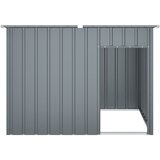  Kućica za pse s krovom antracit 153x91x110 cm pocinčani čelik | shoptok.hr