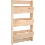  Zidna sadilica s 3 razine 60 x 18,5 x 110 cm masivna borovina | shoptok.hr