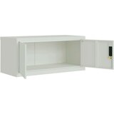 vidaXL Ormarić za spise svjetlosivi 90 x 40 x 240 cm čelični | shoptok.hr