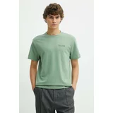 Hollister Co. Kratka majica moški, zelena barva