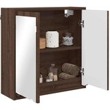  Kupaonski ormar s ogledalom Zidne Smeđi hrast 60 x 20 x 60 cm | shoptok.hr