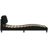  Okvir kreveta s LED-om bez madraca Hvar crni 100x200 cm od tkanine | shoptok.hr