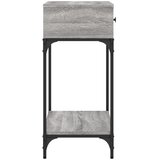  Konzolni stol siva boja hrasta 75x34,5x75 cm konstruirano drvo | Eponuda.ba