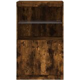  Komoda z LED lučkami dimljen hrast 60,5x37x100 cm | Shoptok.si