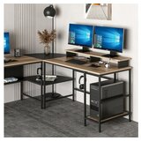 Hanah home Radni sto Greta L Matte Black
